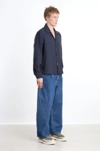 Camisas Manolo Buenas Noches Hemp Shirt – Blue | Centre Commercial